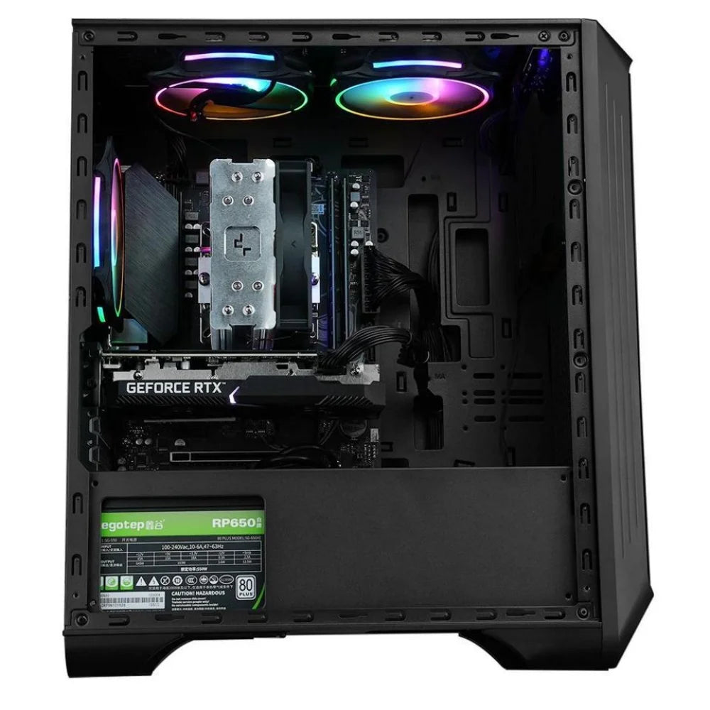 Gaming Desktop PC, AMD Ryzen 5 5500, Radeon RX 6600 8G , 16GB RAM, 1TB SSD, Windows 11 Home