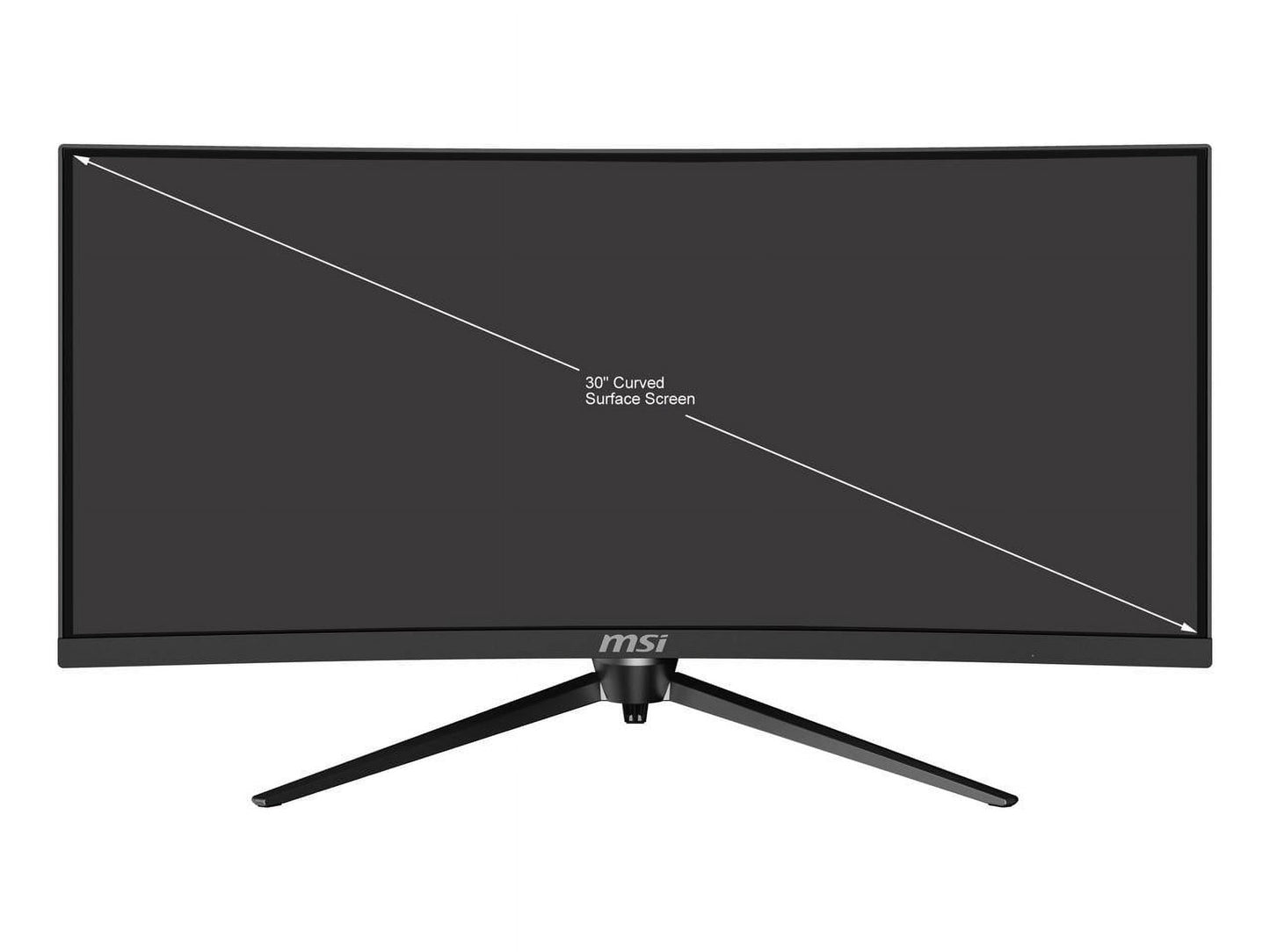 Optix MAG301CR2 29.5" WFHD Curved Screen LED Gaming LCD Monitor - 21:9, Black