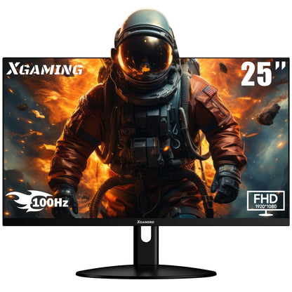 Ultra-Thin 24Inch 100Hz Gaming Monitor, FHD 1080P LED Monitor, 1920*1080P Monitor for Home Office, IPS HDR Computer Monitor HDMI Display with Low Blue Light, Free Sync, VESA Compatible